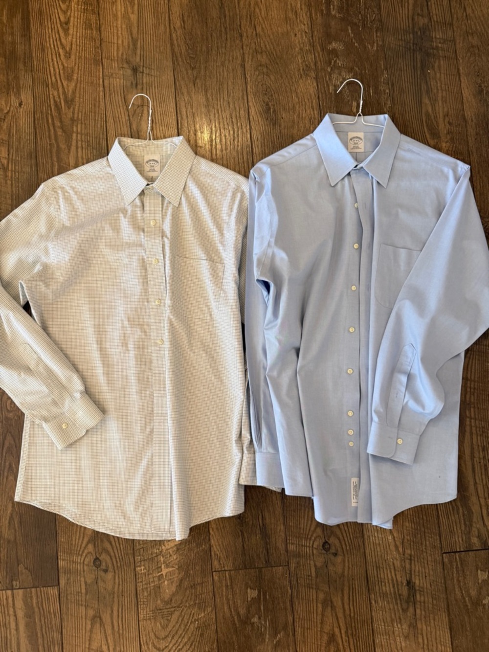 Brooks Brothers 346 Slim Fit Button Down Shirt Men's Size 16 4/5 (lot Of 2)